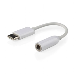 Gembird Adapter USB C - audio Jack Stereo 3.5mm m/f biały
