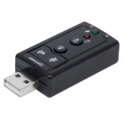 MANHATTAN 152341 Karta dźwiękowa 7.1 3D USB 2x Jack 3,5 mm