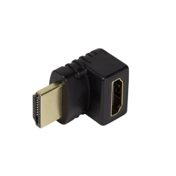 LOGILINK AH0007 Kątowy adapter HDMI żeński - HDMI męski (GOLD)