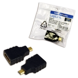 LOGILINK AH0010 Adapter HDMI typ A żeński - Micro HDMI typ D męski