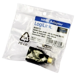 LOGILINK AH0010 Adapter HDMI typ A żeński - Micro HDMI typ D męski