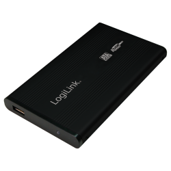 LOGILINK UA0041B Obudowa do dysków 2,5'' SATA HDD USB 2.0 aluminiowa czarna