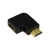 LOGILINK AH0008 Kątowy adapter HDMI żeński - HDMI męski (GOLD)